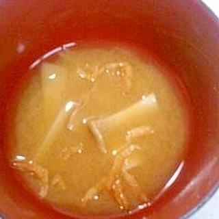 小えびとエリンギの味噌汁